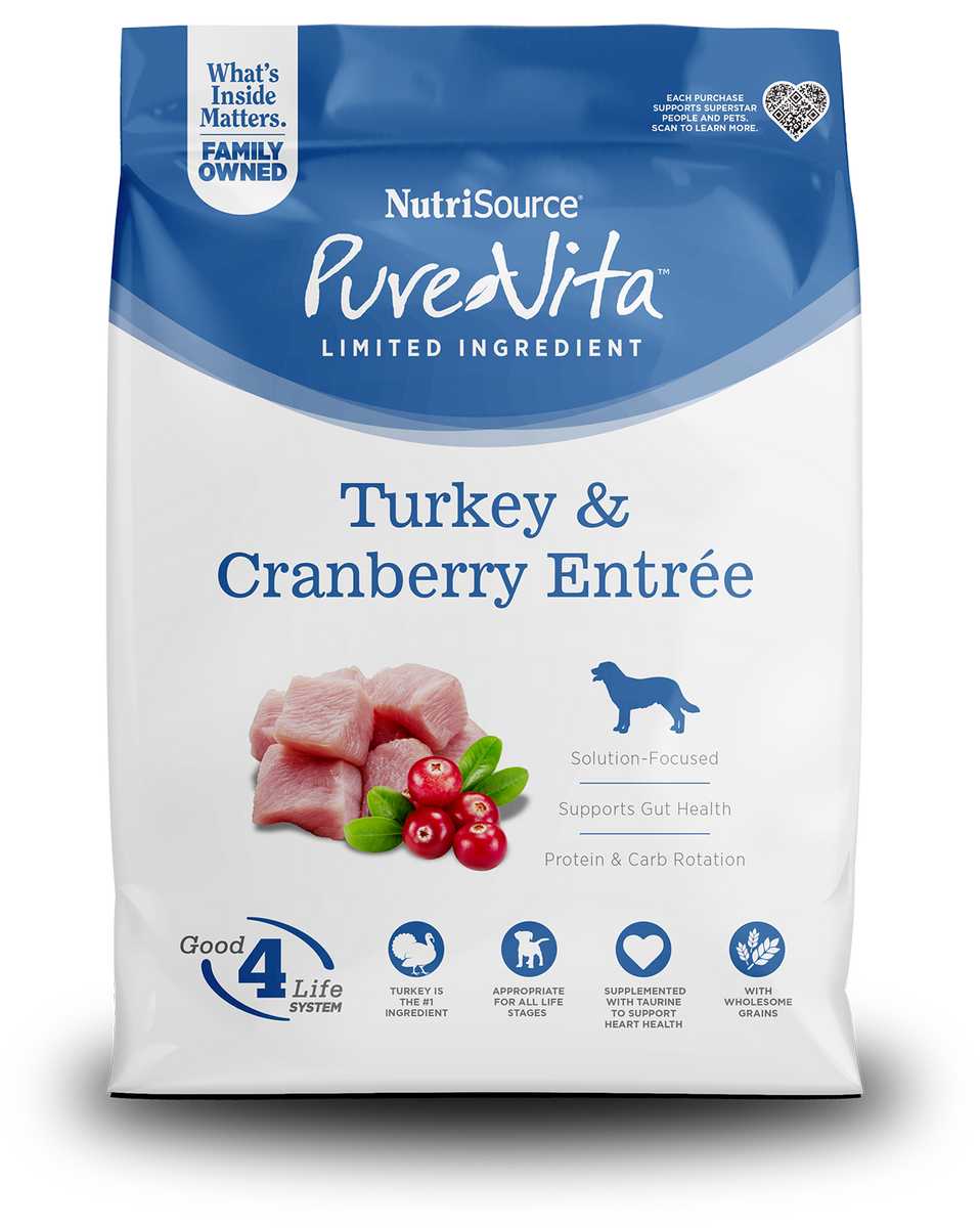 NutriSource® Pure Vita™ Turkey & Cranberry Entrée Limited