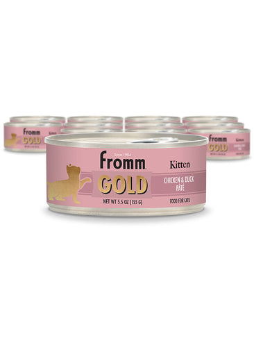 Fromm Kitten Gold Chicken and Duck Pâté Cat Food (5.5 oz, Single Can)