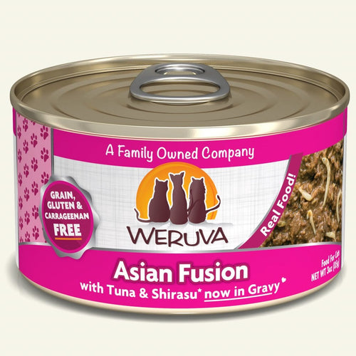 Weruva Asian Fusion With Tuna & Shirasu in Gravy Canned Cat Food (5.5-oz, Single Can)