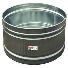 Livestock Tank, Galvanized, 85-Gal., 3-Ft. Round