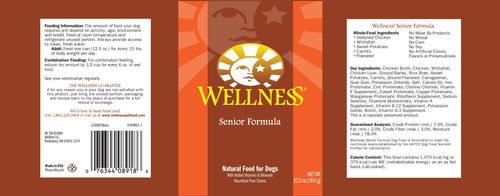 Wellness Complete Health Natural Senior Health Chicken and Sweet Potato Recipe Wet Canned Dog Food