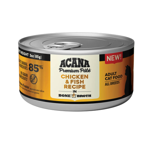 ACANA Premium Pâté Chicken & Fish Recipe Wet Cat Food (3 Oz Single)