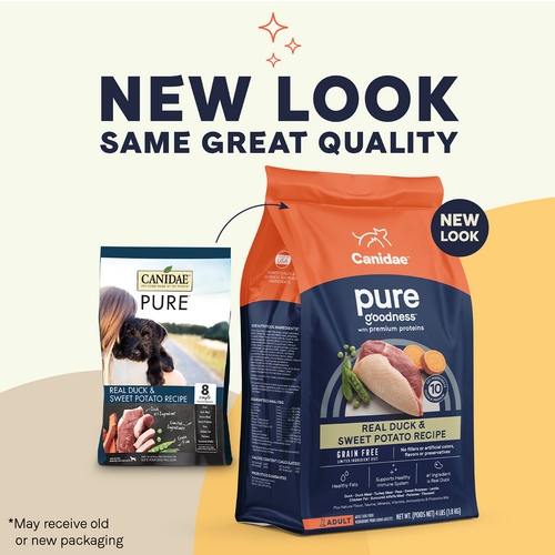 Canidae PURE Grain Free, Limited Ingredient Dry Dog Food, Duck and Sweet Potato