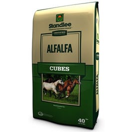 Livestock Forage, Alfalfa Cubes, 40-Lb. Bag