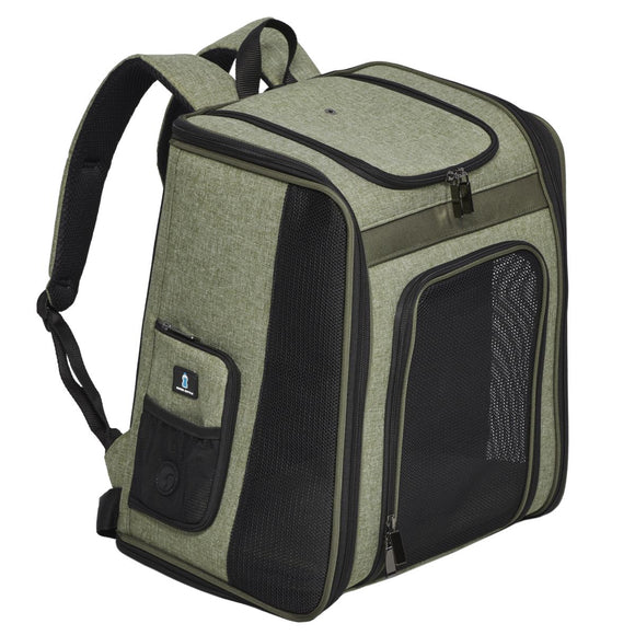 MidWest Day Tripper Green Pet Backpack, Green