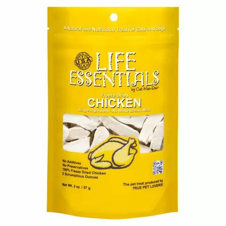 Cat-Man-Doo Life Essentials All Natural Freeze-Dried Chicken Cat Treats