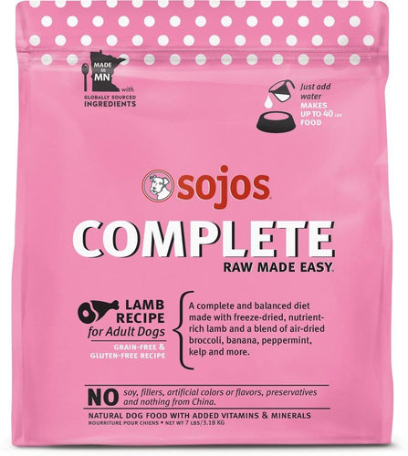 Sojos Lamb Complete Dog Food Mix