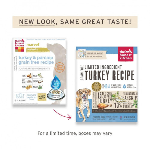 The Honest Kitchen Limited Ingredient Turkey Recipe Dehydrated Dog Food