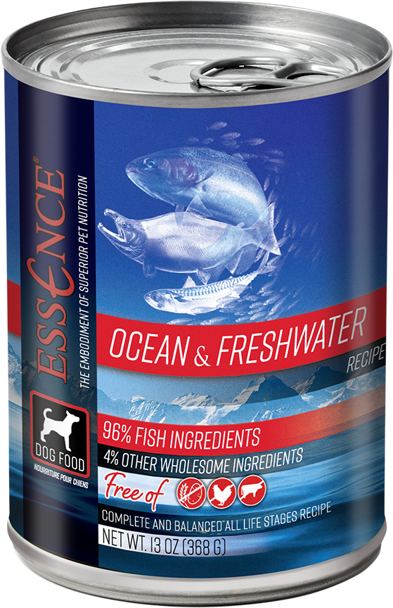 Essence Grain Free Ocean & Freshwater Recipe Canned Dog Food