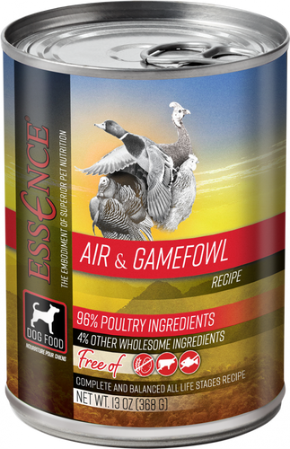 Essence Grain Free Air & Game Fowl Recipe Canned Dog Food