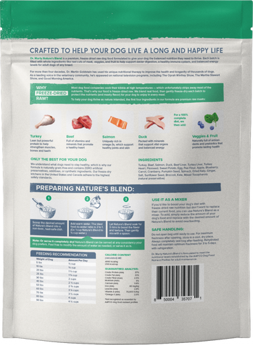 Dr. Marty Nature's Blend Freeze Dried Raw Dog Food