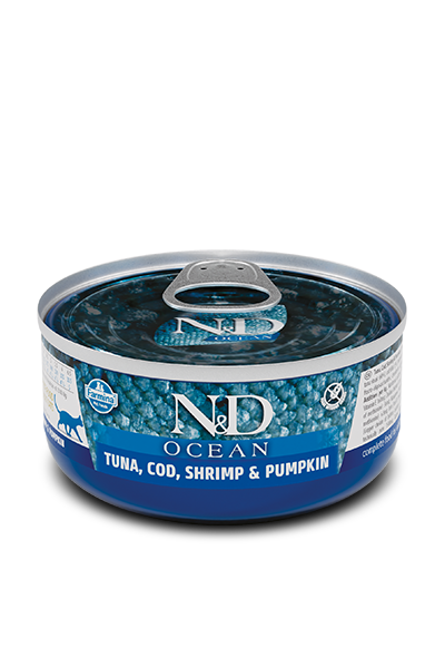 Farmina N&D Ocean Cat Tuna, Cod & Shrimp Adult Wet Food