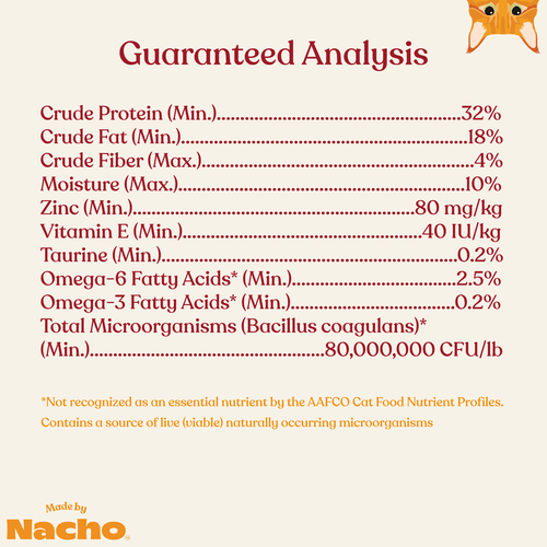 Made By Nacho Chicken, Duck, & Quail Kibble Recipe Cat Food (10 lb)
