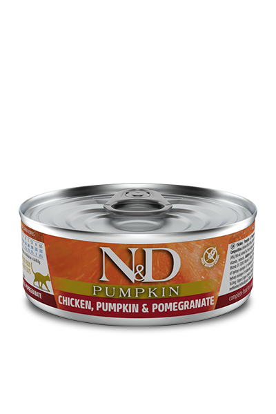 Farmina N&D Pumpkin Chicken, Pumpkin & Pomegranate Adult Canned Cat Food (2.8oz)