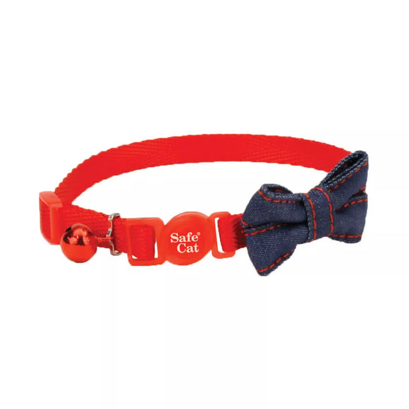 Coastal Pet Product Safe Cat Embellished Fashion Collar (Red)