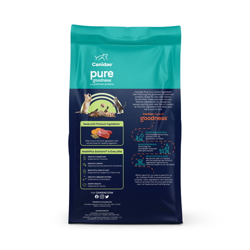 Canidae PURE Grain Free Tuna Limited Ingredient Indoor Dry Cat Food