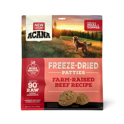 ACANA Farm-Raised Beef Recipe Freeze-Dried Patties (8 Oz)