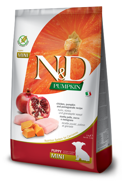 Farmina N&D Pumpkin Puppy Mini Chicken, Pumpkin & Pomegranate Dog Food