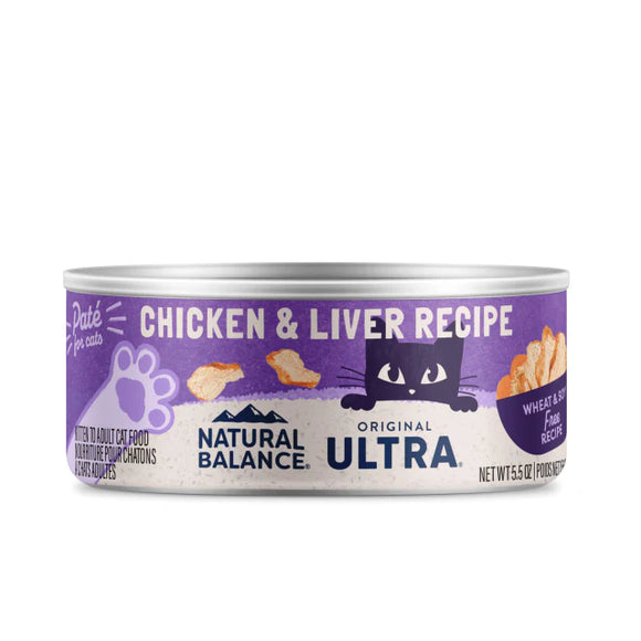 Natural Balance Chicken and Liver Pate Canned Cat Food