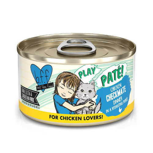 Weruva BFF Cat Play Checkmate Chicken Pate (2.8 Oz - case of 12)