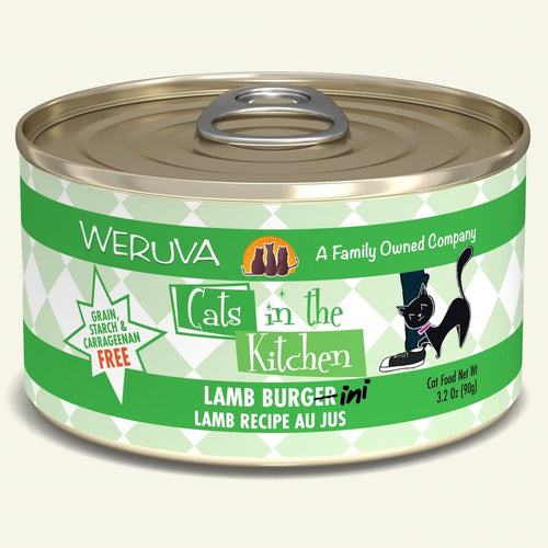 Weruva Lamb Burger-ini Lamb Recipe Au Jus Canned Cat Food (6 oz, single can)