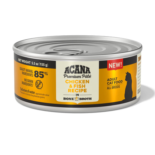 ACANA Premium Pâté Chicken & Fish Recipe Wet Cat Food (3 Oz Single)