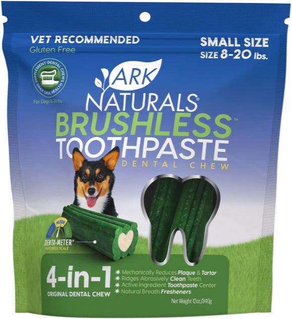 Ark Naturals Breath-Less Toothpaste Dog Chews - Small Breed