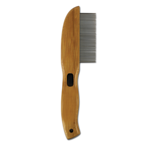 Bamboo Groom Rotating Pin Comb with 41 Rounded Pins (One Size)