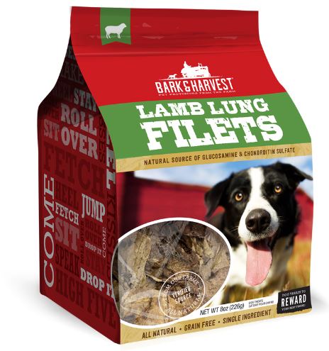 Bark & Harvest Lamb Lung Filets Dog Treats