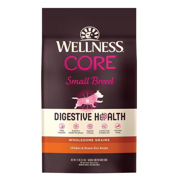 Wellness CORE Digestive Health Small Breed Chicken & Brown Rice (4-lb)