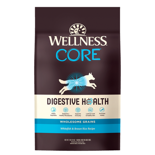 Wellness CORE Digestive Health Whitefish & Brown Rice Dry Dog Food (4 lb)