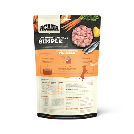 ACANA Grain Free High Protein Free-Run Turkey Recipe Freeze Dried Dog Food Meal & Topper (8 Oz)