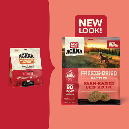 ACANA Farm-Raised Beef Recipe Freeze-Dried Patties (8 Oz)