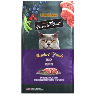 Fussie Cat Market Fresh Grain Free Duck Recipe Dry Cat Food