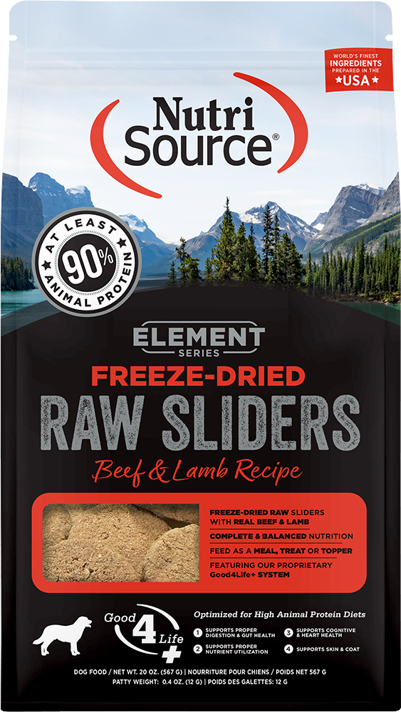 NutriSource Element Series Freeze-Dried Beef & Lamb Recipe