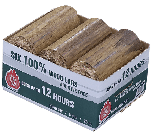 Home Fire Logs (Dark Brown)