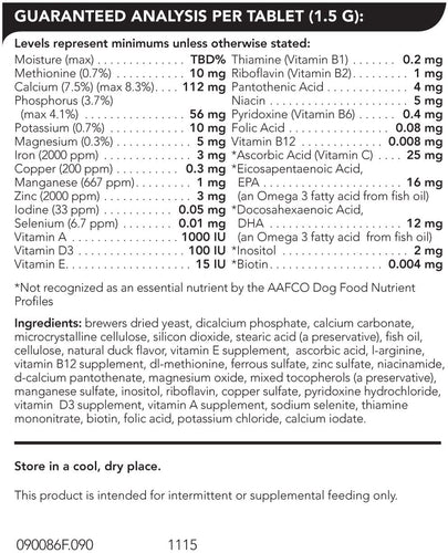 Vetriscience Canine Plus™ Multivitamin Chewable Tablet (90 Count)