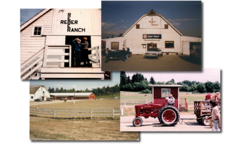 A collage of Rebar Ranch photos throughout history