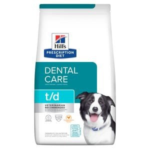 Hill's Prescription Diet t/d Dental Care Chicken Flavor Dry Dog Food, 5 lb bag