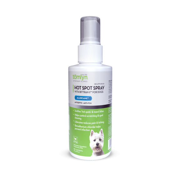 Tomlyn Allercaine™ Hot Spot Spray for Dogs (4 oz)