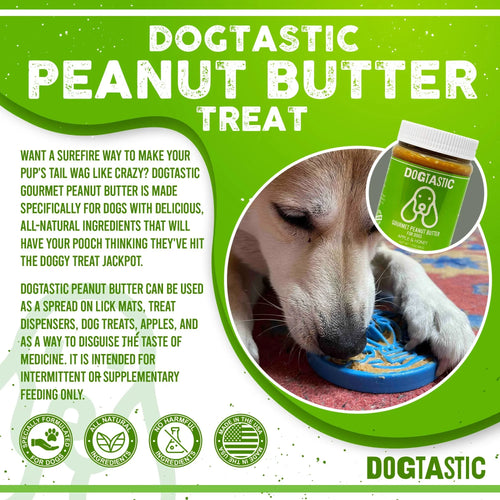 SodaPup Dogtastic Gourmet Peanut Butter For Dogs - Berries & Honey Flavor