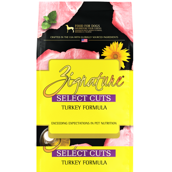 Zignature Select Cuts Turkey Formula Dog Food