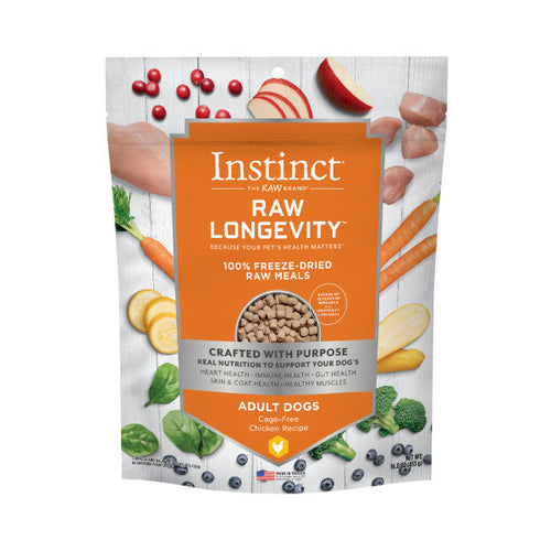 Nature's Variety Instinct Raw Longevity Adult Freeze-Dried Chicken Bites Dog Food