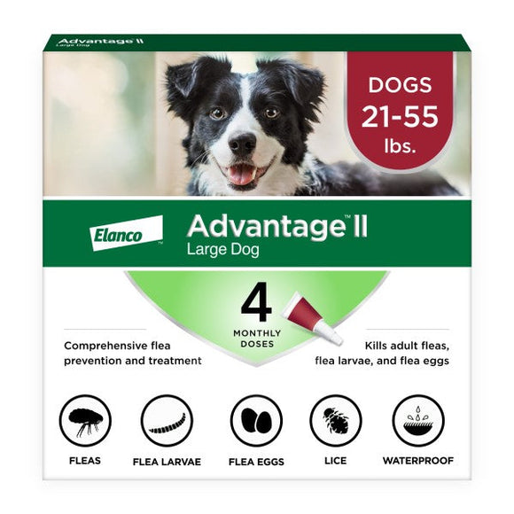 Advantage II Large Dog Vet-Recommended Flea Treatment & Prevention