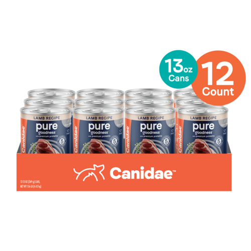 Canidae PURE Grain Free, Limited Ingredient Wet Dog Food, Lamb (13-oz, single can)