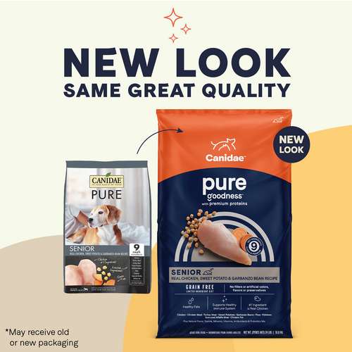 Canidae Grain Free PURE Chicken, Sweet Potato & Garbanzo Bean Recipe Dry Dog Food (24-lb)