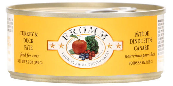 Fromm Four-Star Turkey & Duck Pâté Cat Food (5.5 oz)