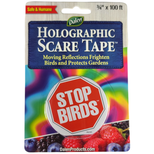 Dalen Holographic Scare Tape™ - Full Spectrum Ribbons for Frightening Birds (3/4 X 100 ft)