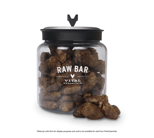 Vital Essentials Raw Bar Freeze Dried Raw Duck Hearts Dog & Cat Snack (Single)