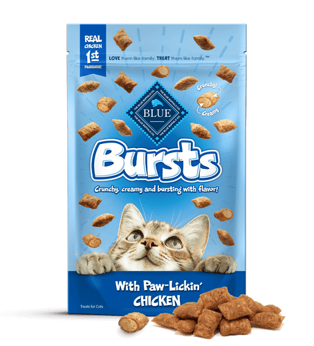 BLUE™ Bursts Paw-Lickin’ Chicken Cat Treats (2-oz)